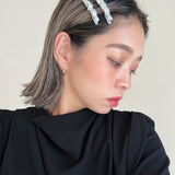 Silver Studs Hair Clip