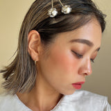 Metal Silver Ball Hair Pin