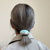 Double Silver Green Ring Pony