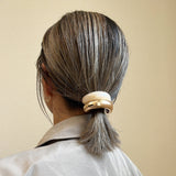 Double Gold Beige Ring Pony