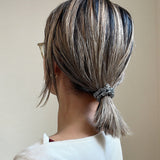 Silver Metal Hair Pony
