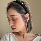 Slender Headband Black Rainbow