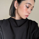 Narrow Studs Headband Black lill Gold