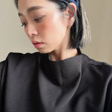 Wide Headband Navy Rib-Knit