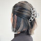 Silver Chain Hair Clip