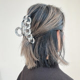 Silver Chain Hair Clip
