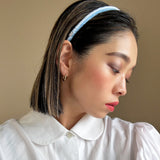 Tight Headband Velour Lt.Blue