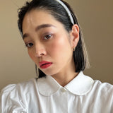 Tight Headband Velour Silver