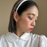 Tight Headband Velour White