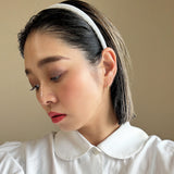 Tight Headband Velour White