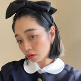 Black Big Ribbon Headband