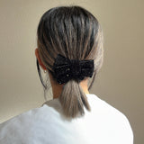 Black Ribbon Kira Hair Pony