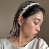 Beige Mohair Headband