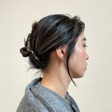 Brown Bijou Hair Clip