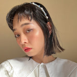 Silver Pearl Bijou Headband