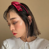 Velour Big Ribbon Tight Headband