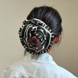 Black Border Scrunchie