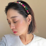 Gold Mix Rainbow Studs Headband