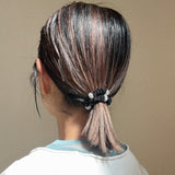 Silk Studs Pony Black Silver