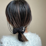 Black Side Silver Ribbon Pony