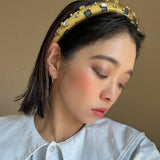 Slender Headband Gold and Gold