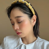 Slender Headband Gold and Gold