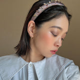 Slender Headband Metal Pink