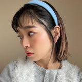 Thin Headband Light Blue No Studs
