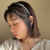 Pale Blue Pearl Headband