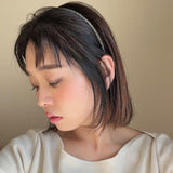 Olive Green Studs Line Headband