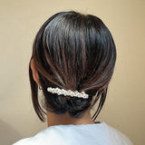 White Studs Barrette