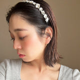 Clear Silver Headband
