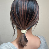 Daily Hair Pony Set Olive Green（3pcs）