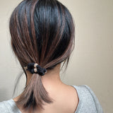 Silk Studs Pony Black Gold