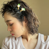Green Pearl Mini Clip