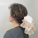 Big Lace Square Scrunchie