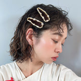 Brown Gold Hair Pin