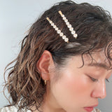 Clear Studs Large to Small Hair Pin