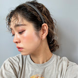 Nylon Grey Slim Headband
