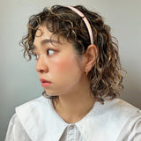 Sakura Pink Silky Satin Slim Headband