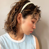 Lime Green Silky Satin Slim Headband