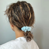 Sky Blue Silky Satin Mini Pony