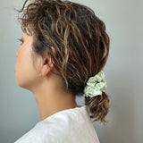 Lime Green Silky Satin Mini Pony