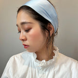 Lt.Blue Silk Turban Headband