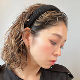 Black Luxe Mesh OG Headband