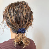 Navy Kira Silk Pony