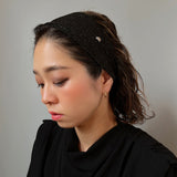 Black Lame Headband