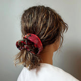 Patchwork Mix Red Scrunchie