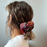 Patchwork Mix Red Scrunchie