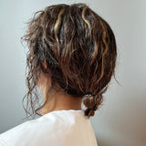 Silver Charm Asymmetry Hair Pony